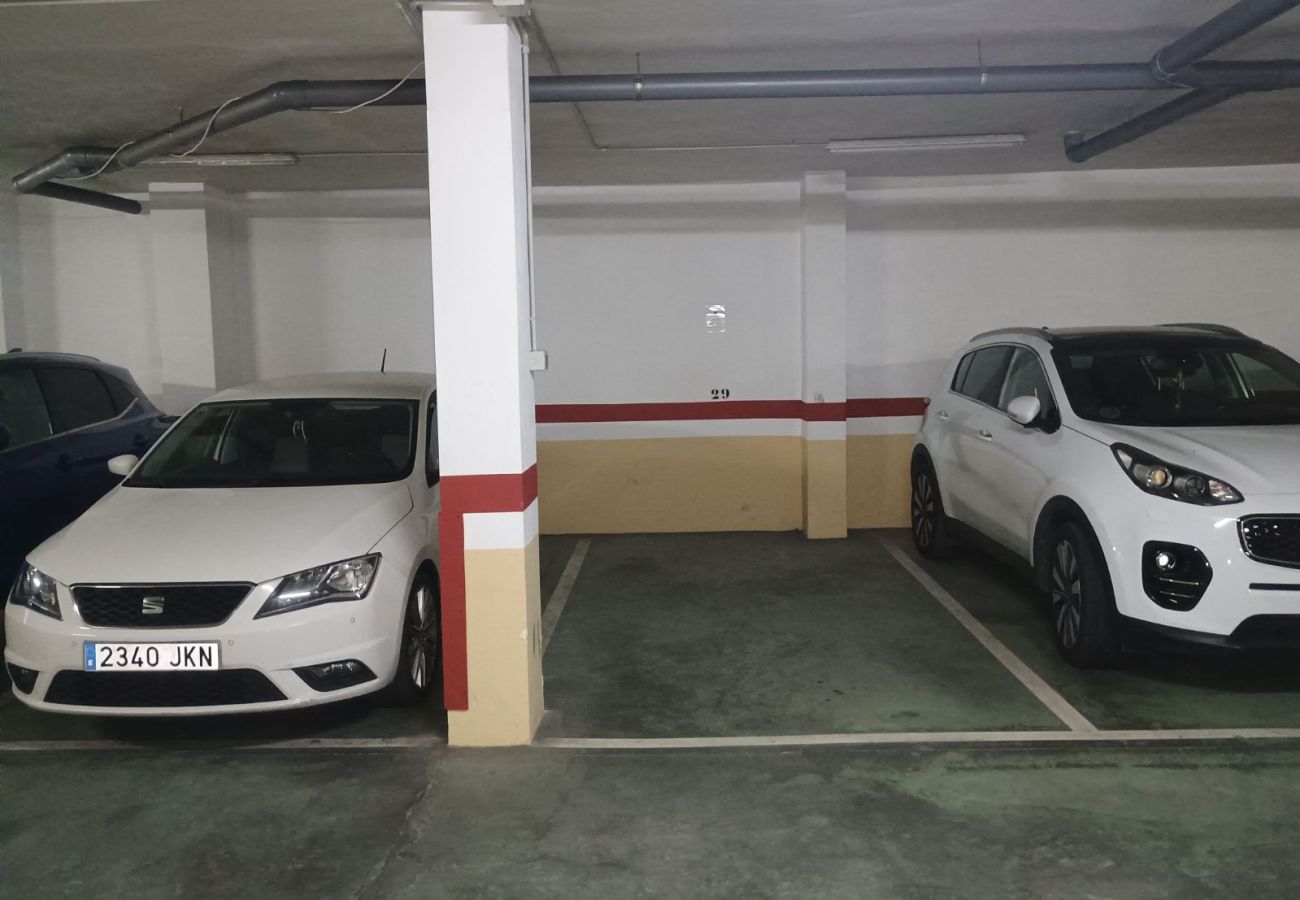 Free parking space included in the rent