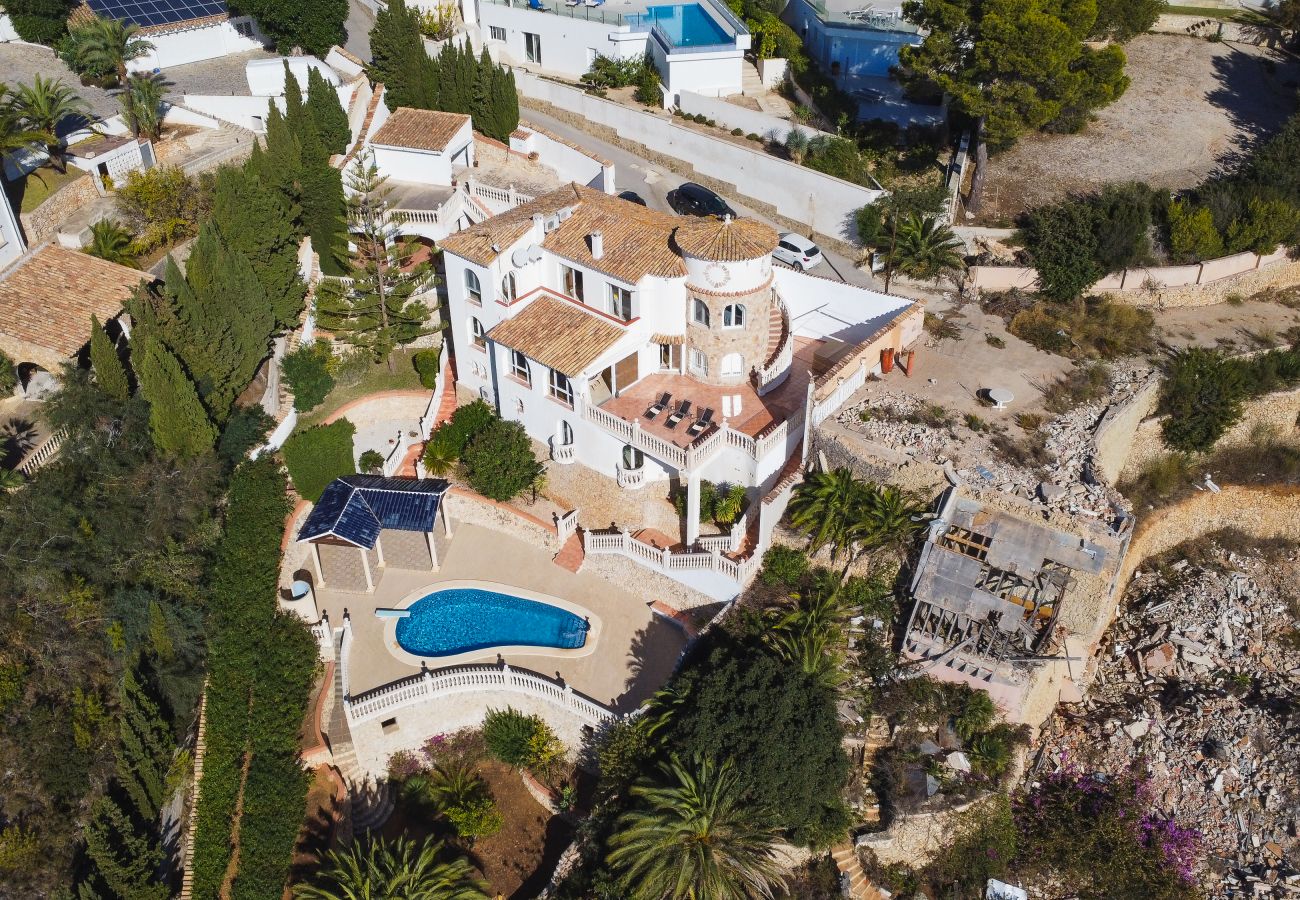 Villa vue mer première ligne Benissa Moraira à vendre